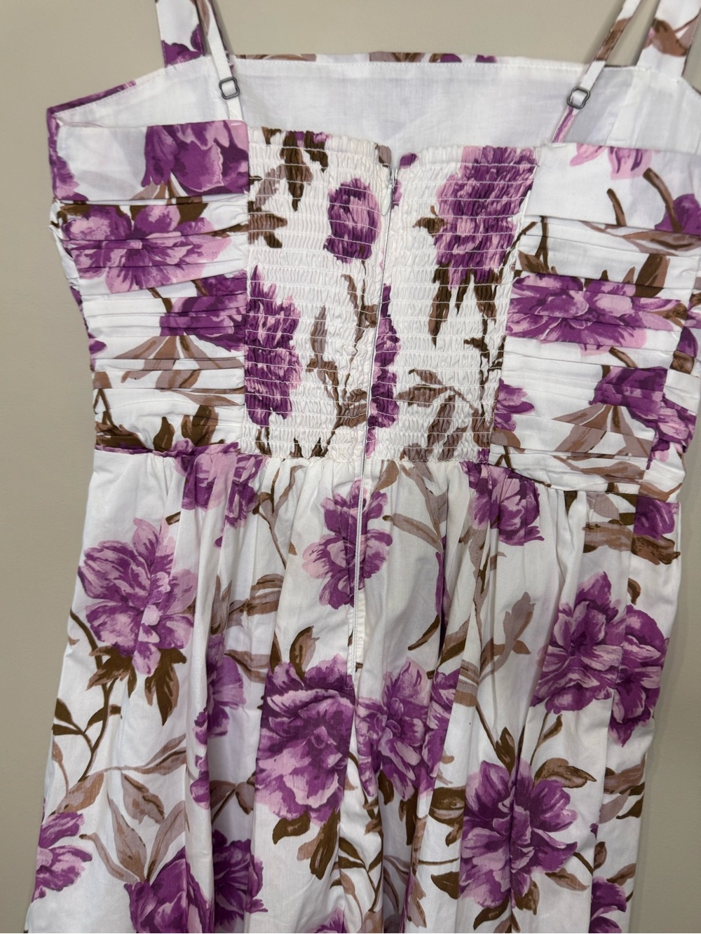 Abercrombie & Fitch Emerson Poplin Wide Strap Mini Dress | Medium Tall - Picture 6 of 8
